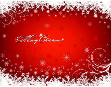 Kar taneli Noel arkaplanı