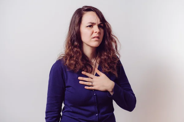 La mujer está triste. —  Fotos de Stock