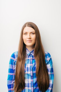 Genç güzel kadın.