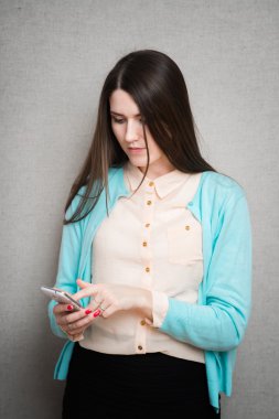 hareket eden telefon arayan wooman