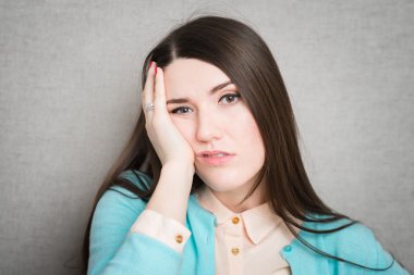 genç kadın bıkkın