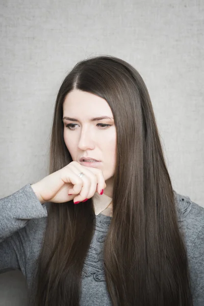 Young woman thinking — Stock Photo, Image