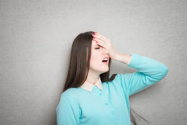 Frustrata giovane donna — Foto Stock