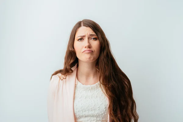 Mujer haciendo caras —  Fotos de Stock