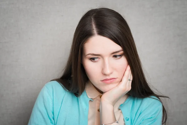 Young woman bored — Stock Photo, Image