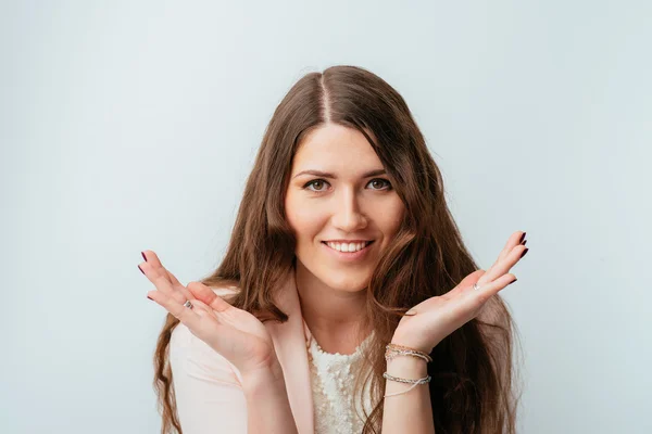 Retrato de mulher jovem — Fotografia de Stock