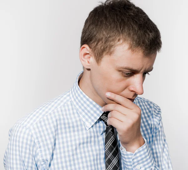 Young thoughtful man — Stock Photo, Image
