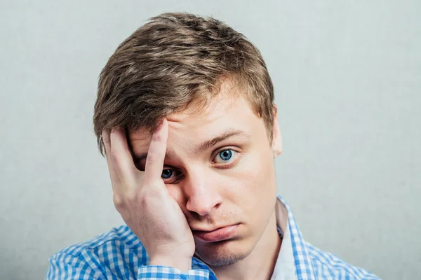 Young man bored — Stock Photo, Image