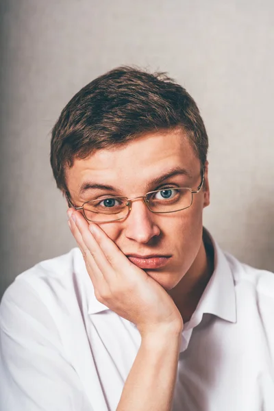 Bored young  man — Stock Photo, Image