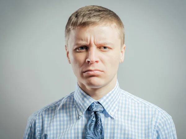 Angry young man — Stock Photo, Image