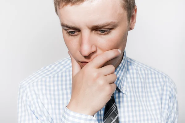 Young thoughtful man — Stock Photo, Image