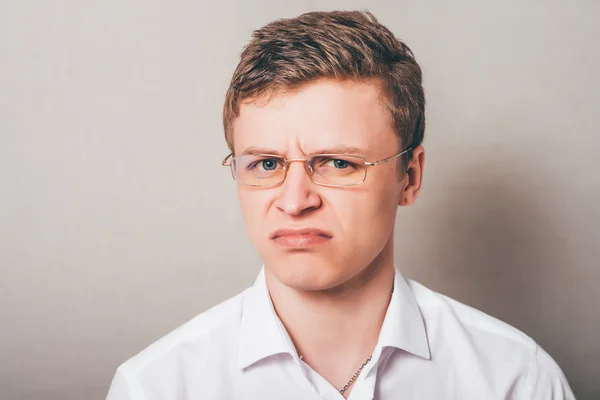 Joven hombre infeliz — Foto de Stock