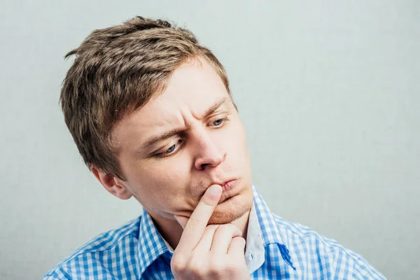 Young man thinking — Stock Photo, Image