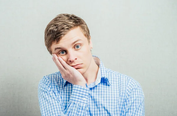 Young man bored — Stock Photo, Image