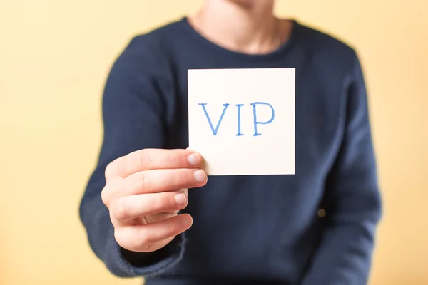 VIP sing on paper — Stock Photo, Image