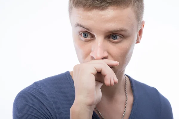 Young thoughtful man — Stock Photo, Image