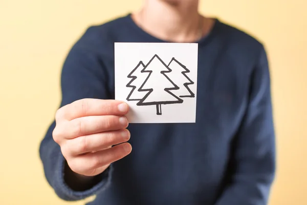 Sparren zingen op papier — Stockfoto