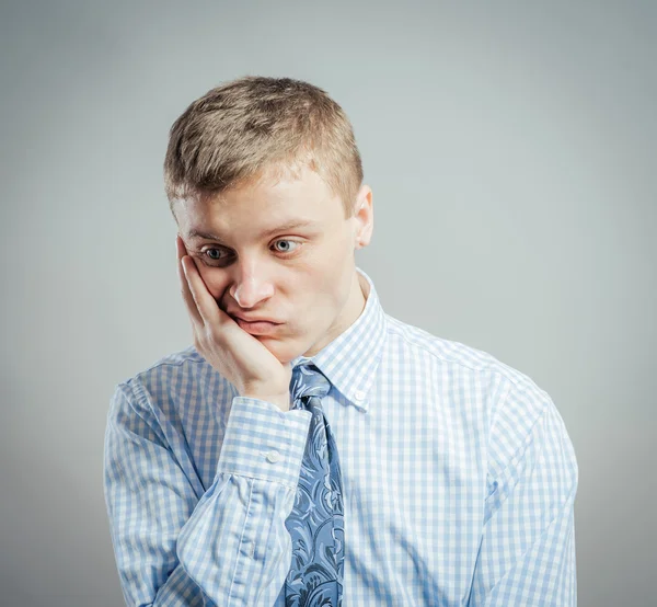 Giovane uomo stressato — Foto Stock