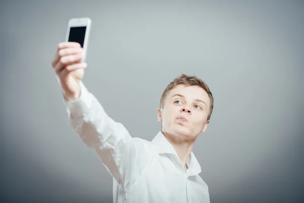 Man making selfie — Stock Photo, Image