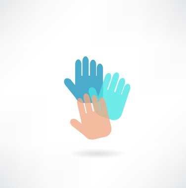 Ellerini havaya kaldır simgesi