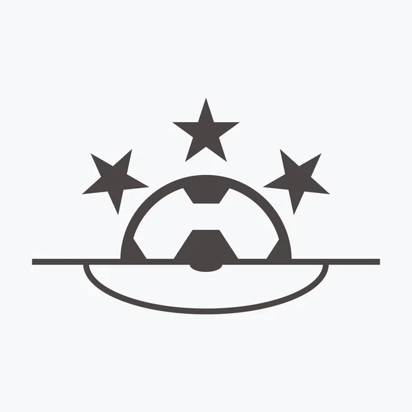 Футбол значок — стоковий вектор