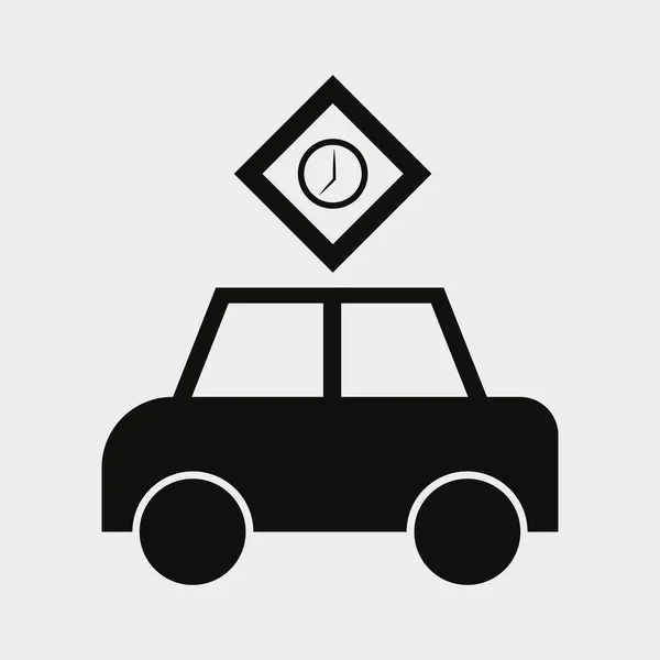 Ícone do carro de passageiros — Vetor de Stock