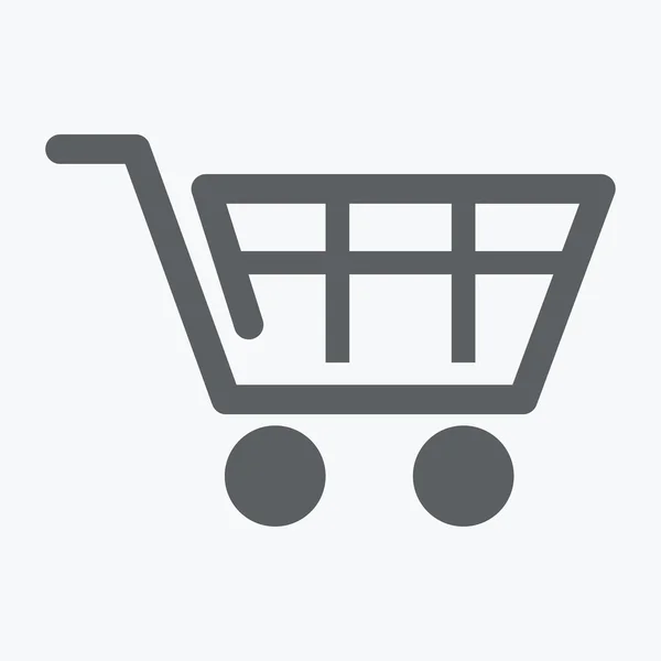 Carrito de compras icono conjunto — Archivo Imágenes Vectoriales