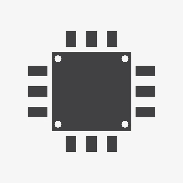 Microchip icono web — Archivo Imágenes Vectoriales