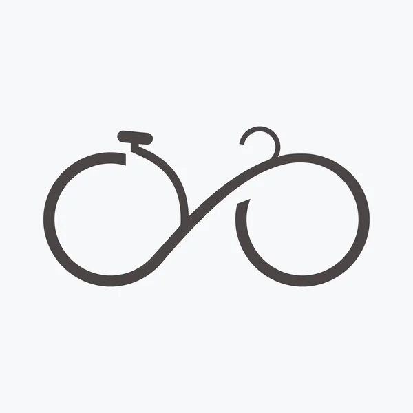 自転車アイコン — ストックベクタ