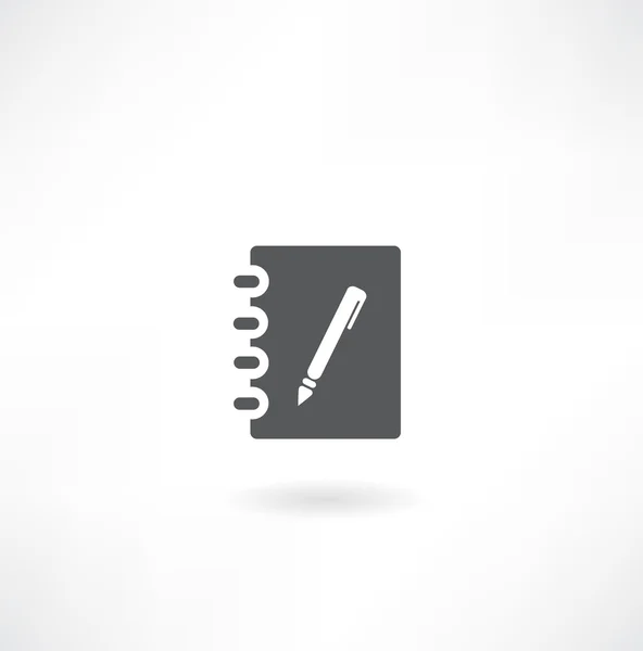 Note pad icon — Stock Vector