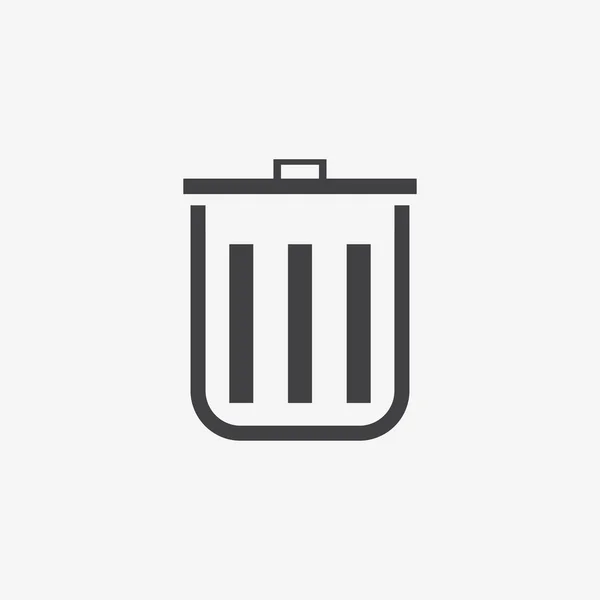 ゴミ箱アイコン — ストックベクタ