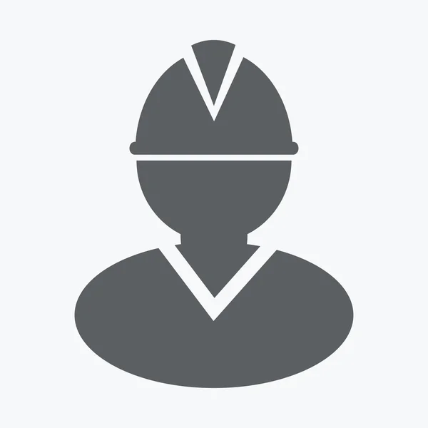 Builder icon — Stock Vector