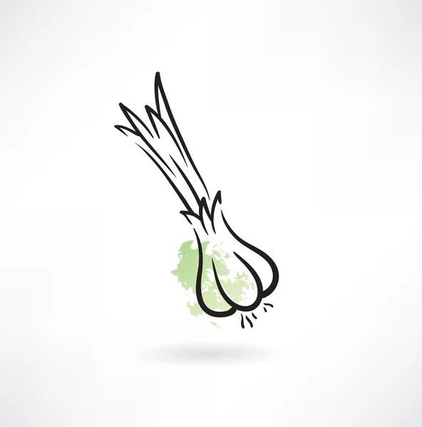 Icono de ajo — Vector de stock