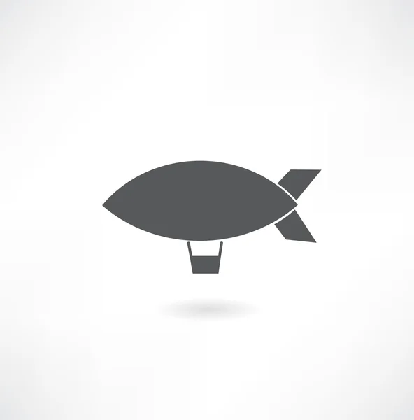 Iconos de dirigible — Vector de stock