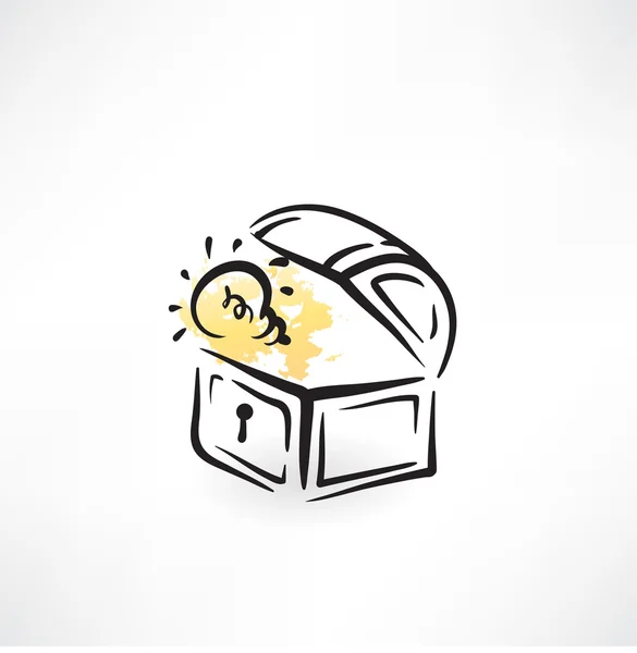 Ideas de pecho — Vector de stock