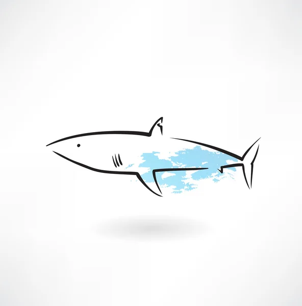 Icône de requin — Image vectorielle