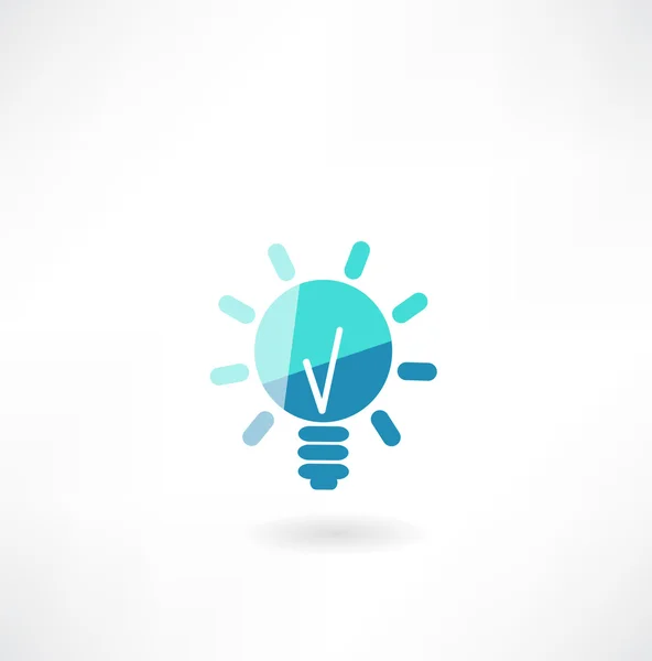 Light bulb icon — Stock Vector