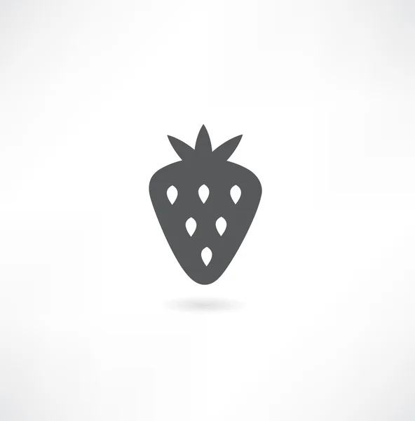 Icona di fragole — Vettoriale Stock