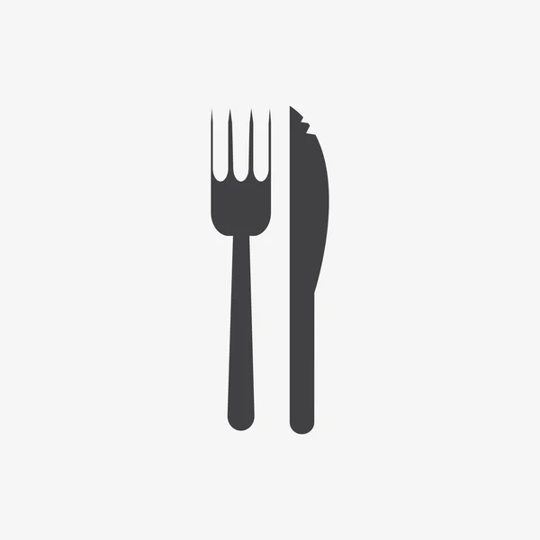 Fork and knife — Stock Vector