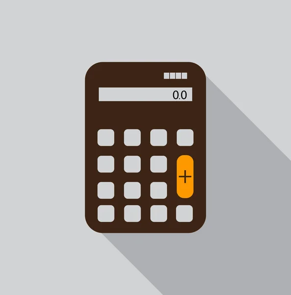 Ícone calculadora — Vetor de Stock