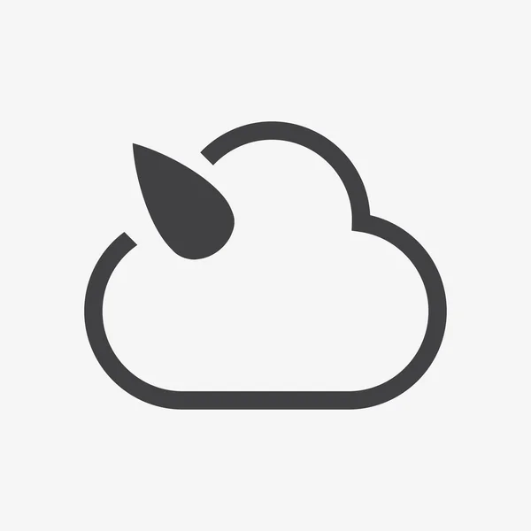 Nube gota — Vector de stock