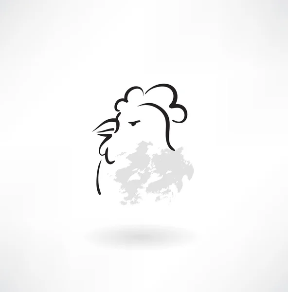 Icono de pollo — Vector de stock