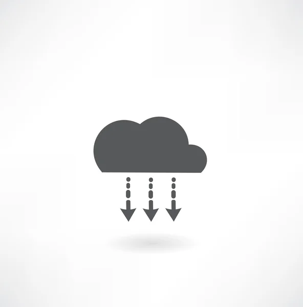 Icône de précipitation — Image vectorielle