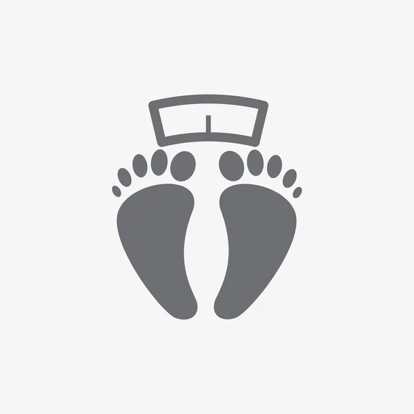 Scales foot — Stock Vector