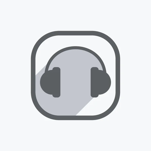 Icono de auriculares — Vector de stock