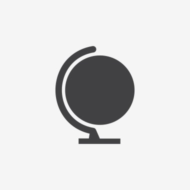 Globus grunge simgesi