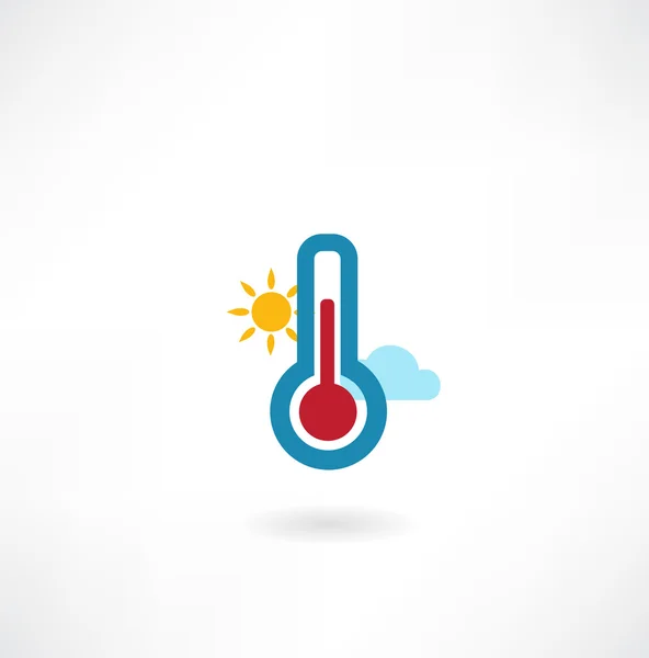 Thermometer pictogram — Stockvector