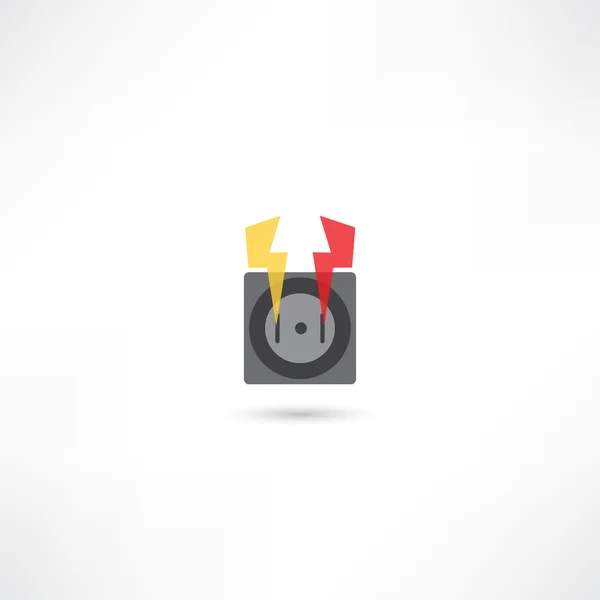 Icono de toma de corriente — Vector de stock