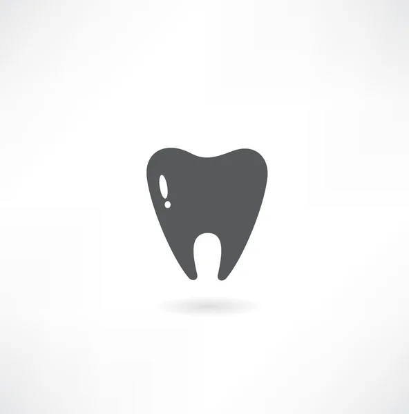 Zahn-Ikone — Stockvektor