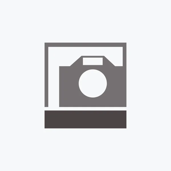 写真カメラのアイコン — ストックベクタ